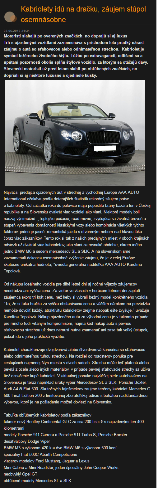 auto a zena