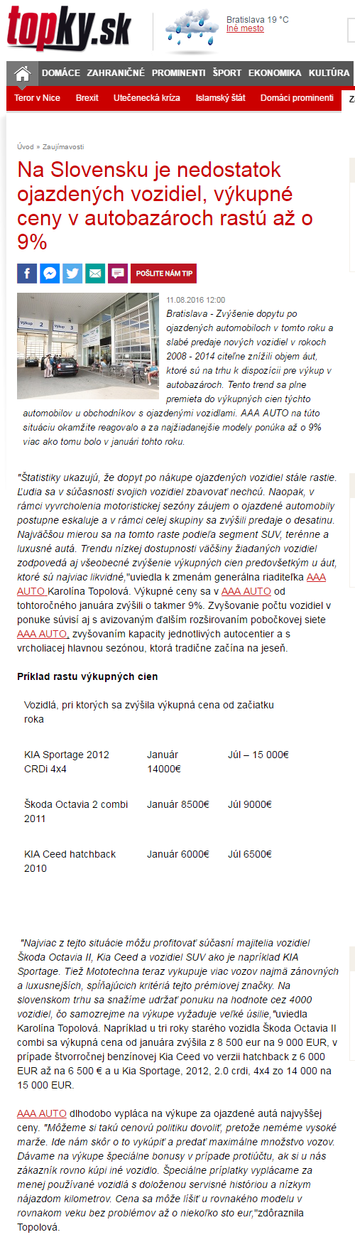 autobild nedostatok
