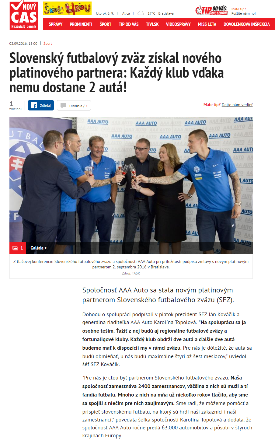 nový čas