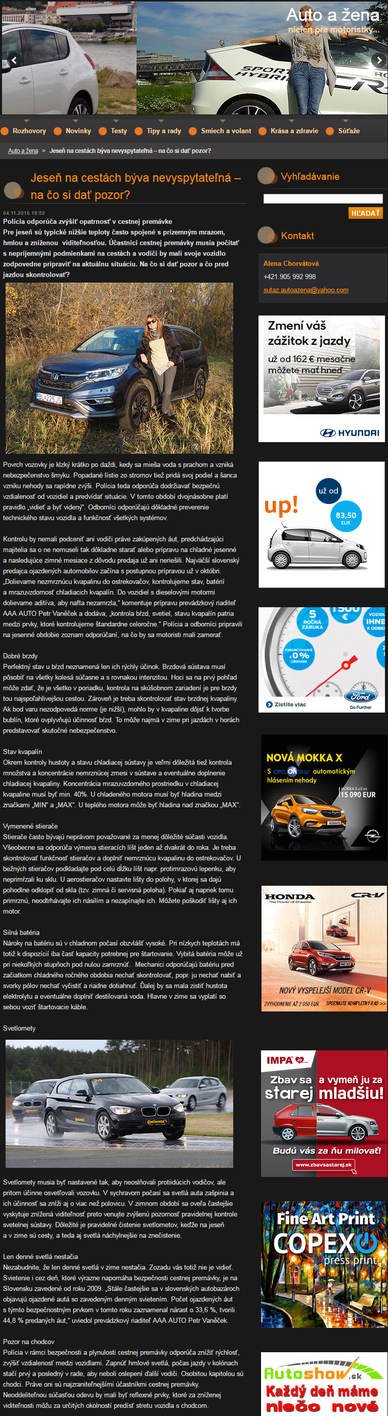 20161104 - Jeseň na cestách býva nevyspytateľná _.autoazena.sk