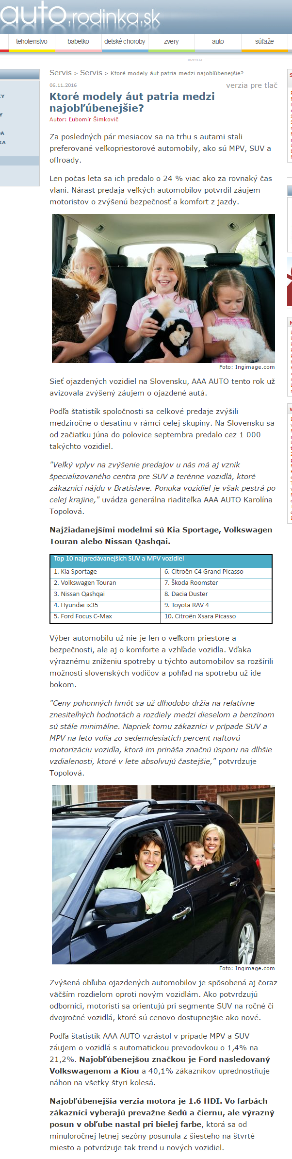 20161106 - Ktoré modely áut patria medzi najobľú_auto.rodinka.sk