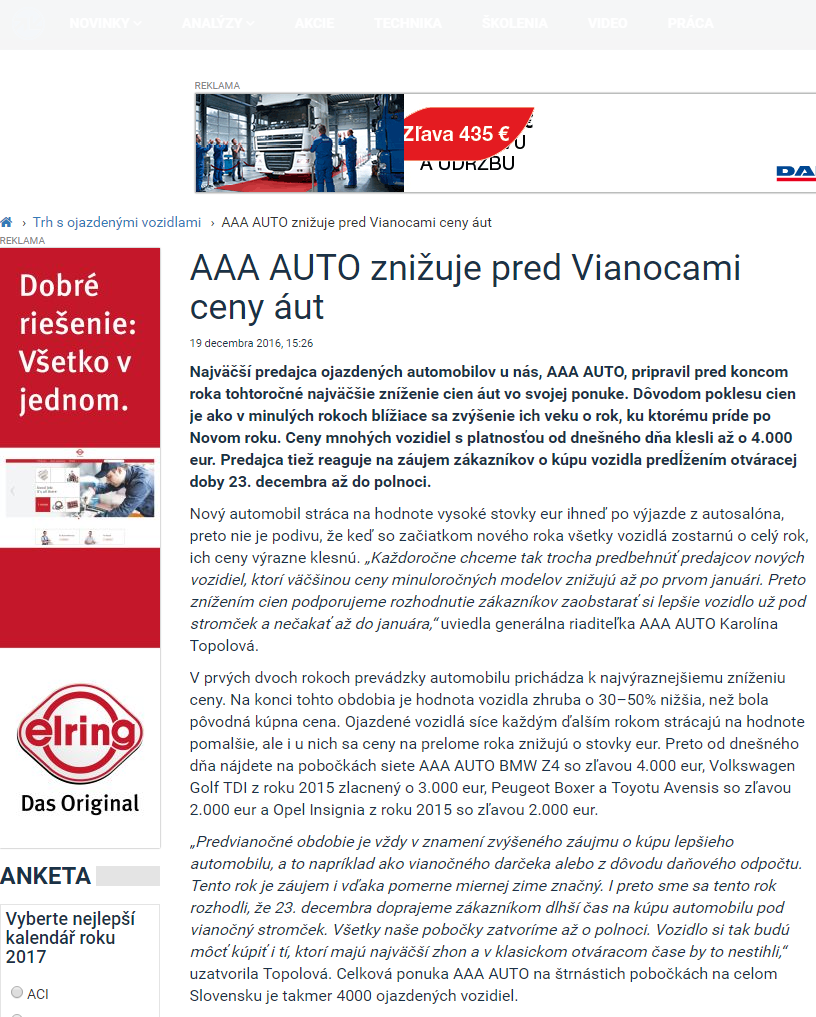 20161219_AAA AUTO znižuje pred Vianocami ceny _motofocis