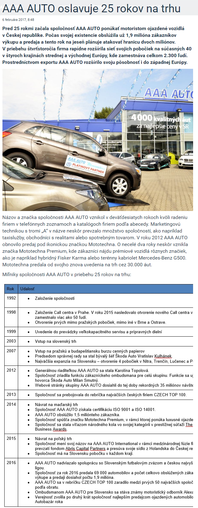 AAA AUTO oslavuje 25 rokov na trhu motofocus.sk_20170206